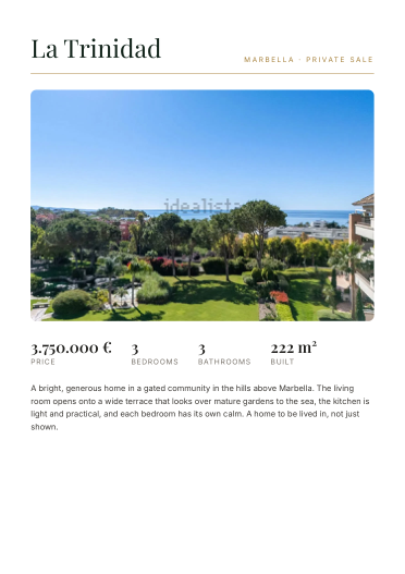 Sales brochure
